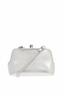JIL SANDER SILVER āGoji Microā shoulder bag