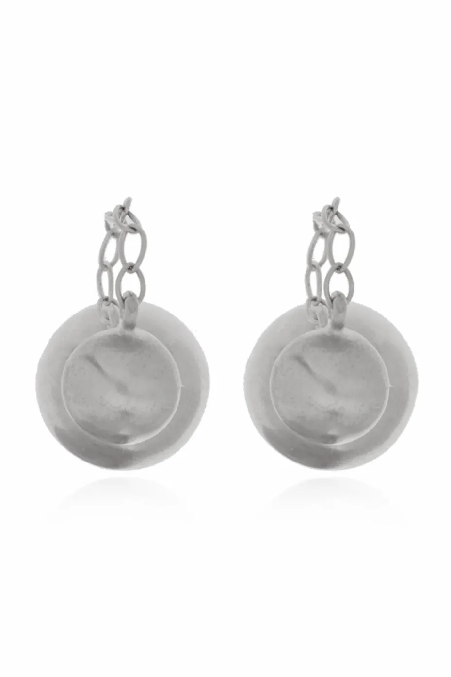 JIL SANDER SILVER Silver earrings