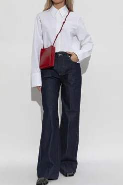 JIL SANDER WHITE Cotton shirt