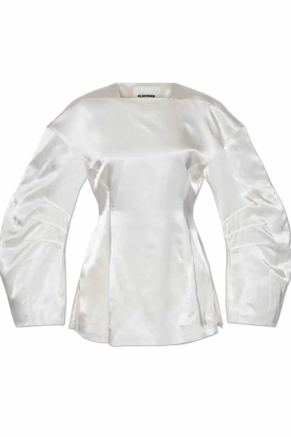 JIL SANDER WHITE Shimmering Top