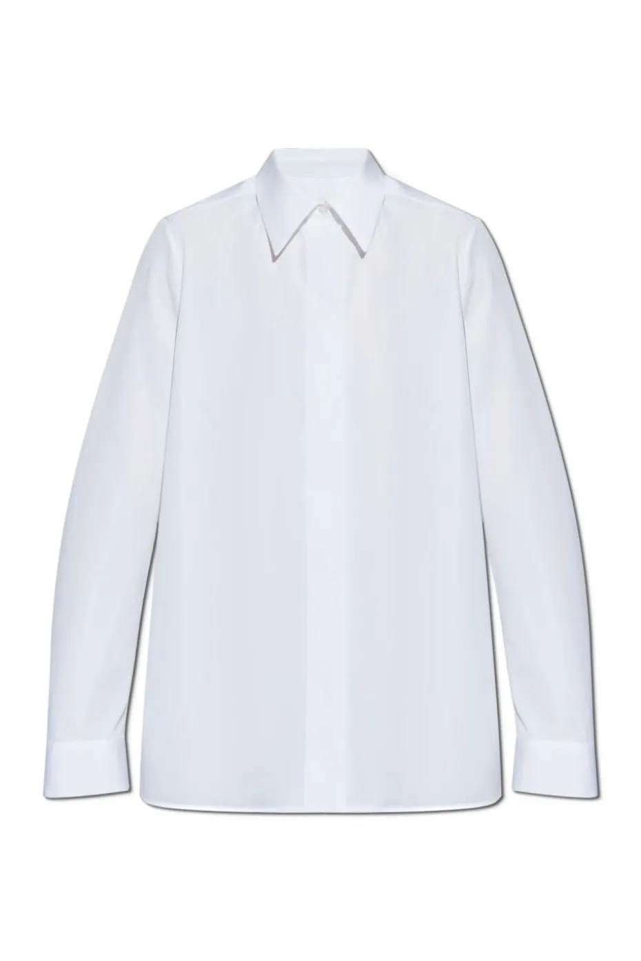 JIL SANDER WHITE Shirt with concealed placket