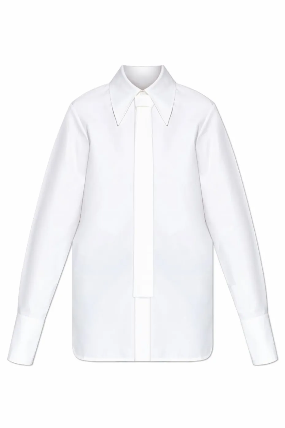 JIL SANDER WHITE Shirt with tie