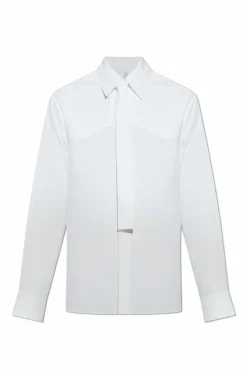 JIL SANDER WHITE Shirt with tie