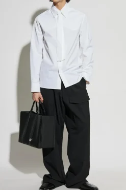 JIL SANDER WHITE Shirt with tie