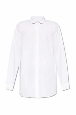 JIL SANDER WHITE Shirt with logo
