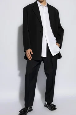 JIL SANDER WHITE Shirt with logo