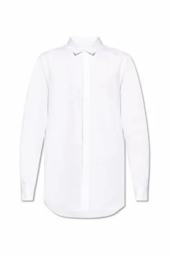 JIL SANDER WHITE Shirt with logo