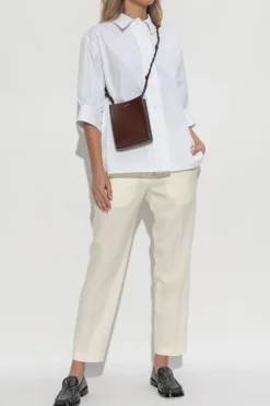 JIL SANDER WHITE Short sleeve shirt