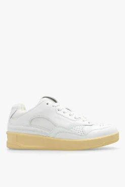 JIL SANDER WHITE Sneakers with logo