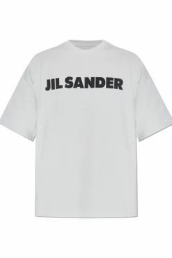 JIL SANDER WHITE T-shirt with logo