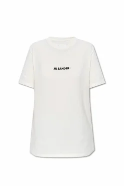 JIL SANDER+ WHITE T-shirt with logo