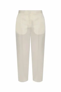 JIL SANDER YELLOW Wool Pants