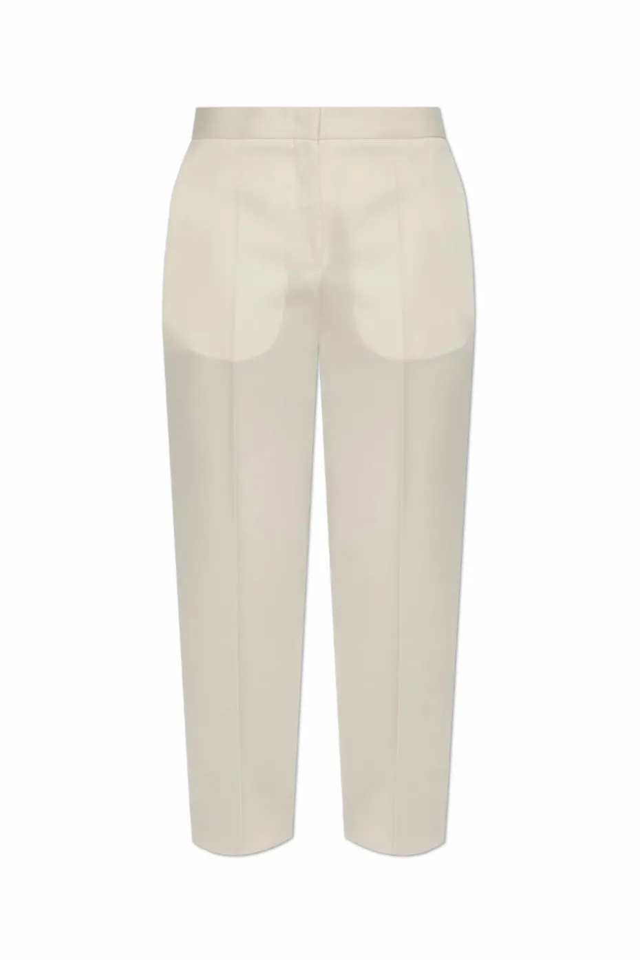 JIL SANDER YELLOW Wool Pants