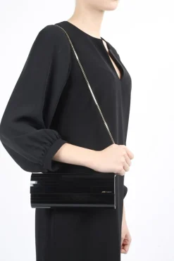 Jimmy Choo BLACK Acrylic 'Sweetie' Clutch