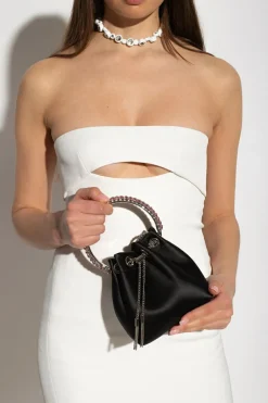 Jimmy Choo BLACK ‘Bon Bon’ bucket bag