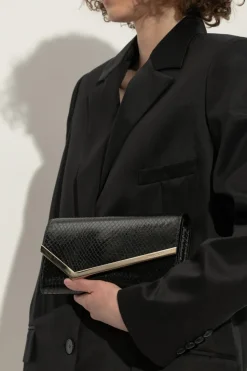 Jimmy Choo BLACK Clutch "Emmie"