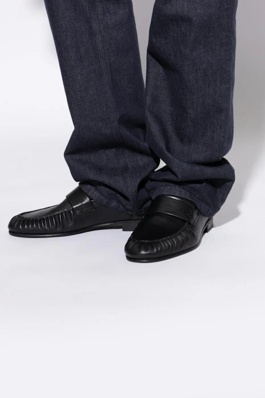 Jimmy Choo BLACK 'Ellis' loafers