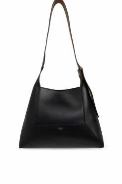 Jimmy Choo BLACK Leather shoulder bag āDiamondā