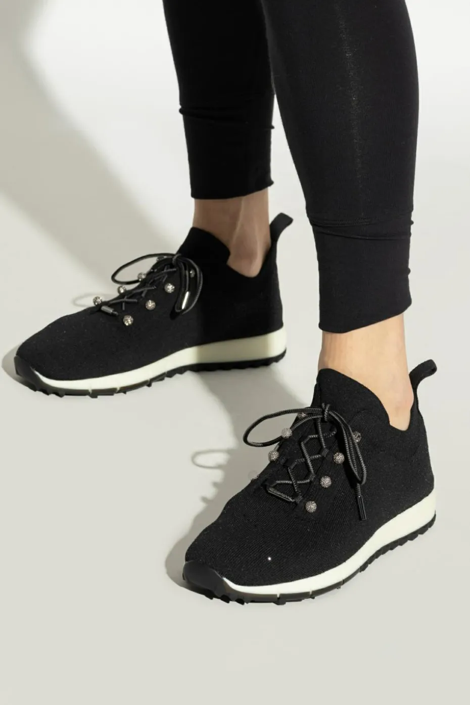 Jimmy Choo BLACK Sneakers Velles