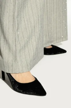 Jimmy Choo BLACK Velvet stilettos ‘Romy’