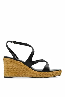 Jimmy Choo BLACK Wedge Shoes 'Ayla'