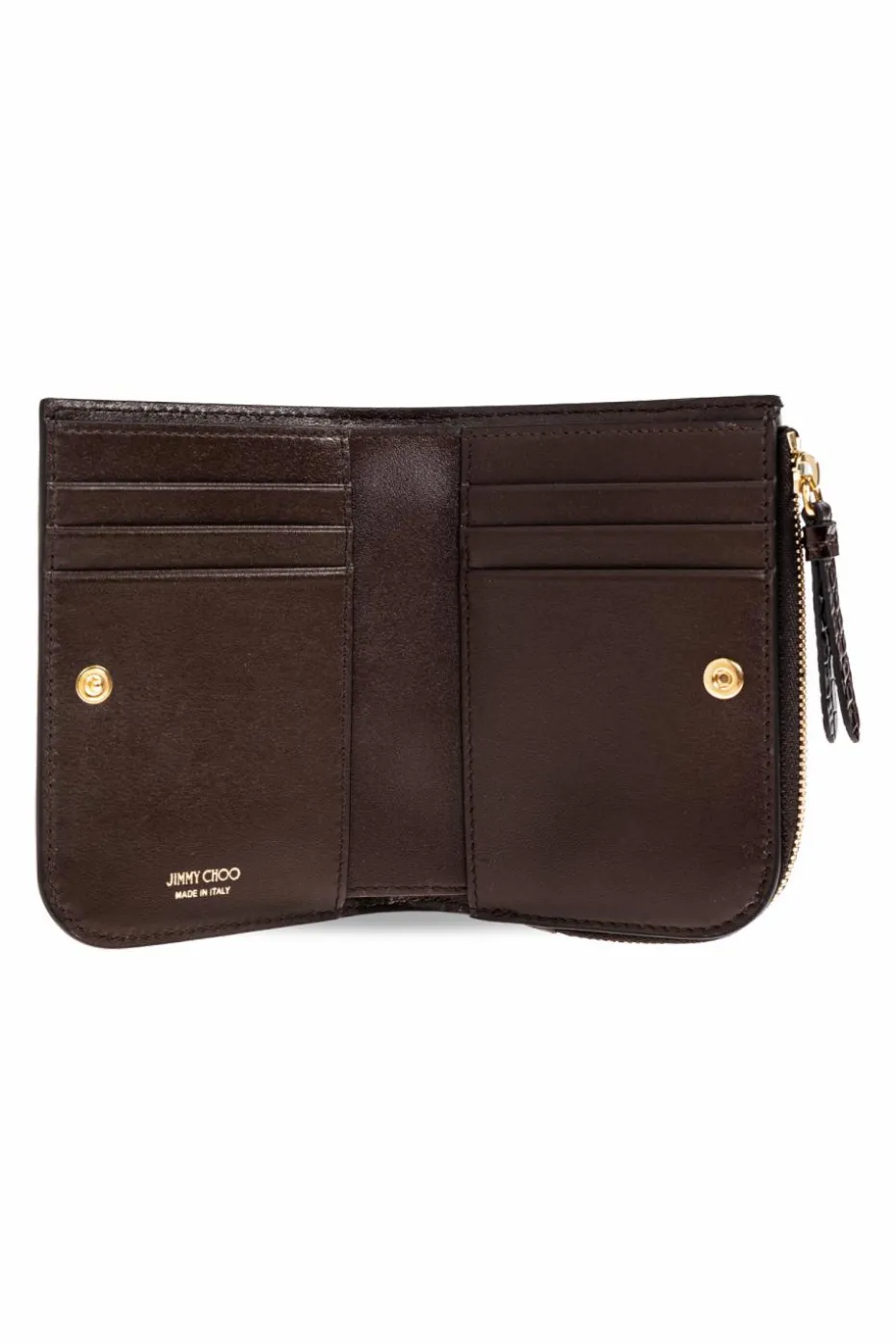 Jimmy Choo BROWN Leather wallet