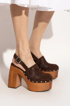 Jimmy Choo BROWN Platform shoes "Alida"