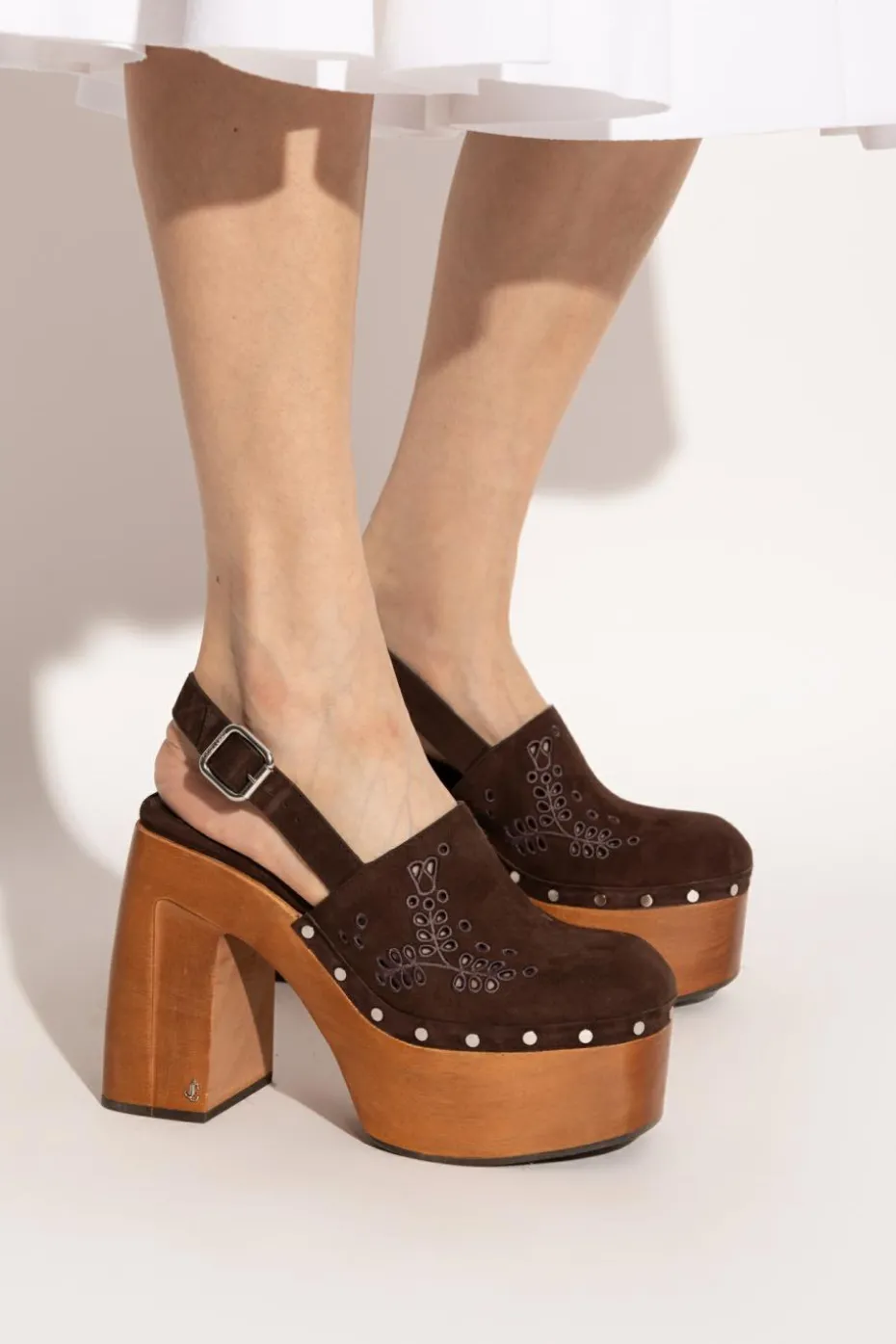 Jimmy Choo BROWN Platform shoes "Alida"