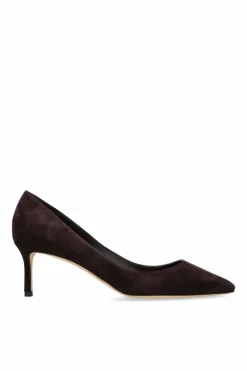 Jimmy Choo BROWN Suede heeled shoes "Romy"