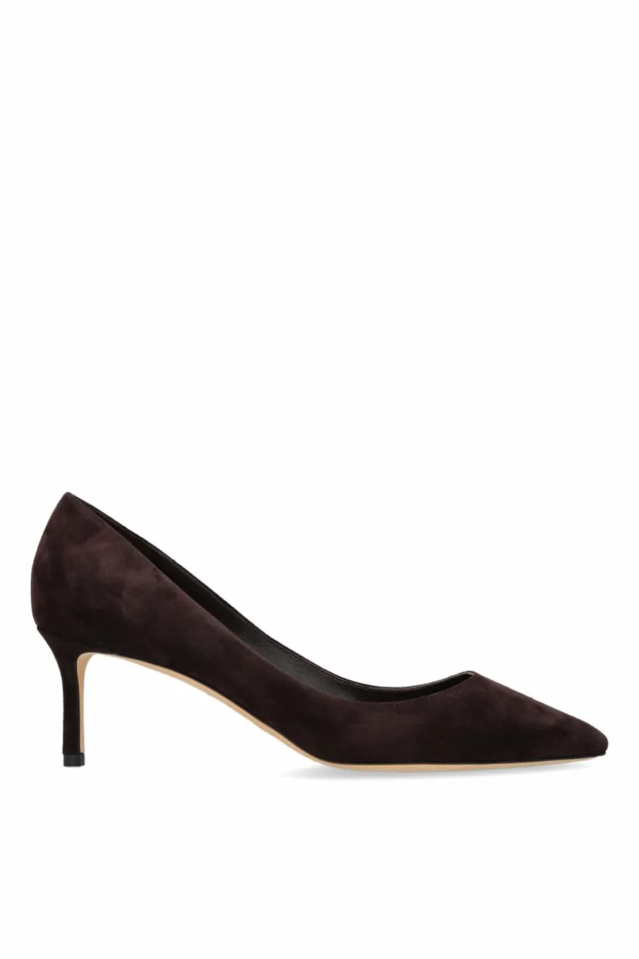 Jimmy Choo BROWN Suede heeled shoes "Romy"