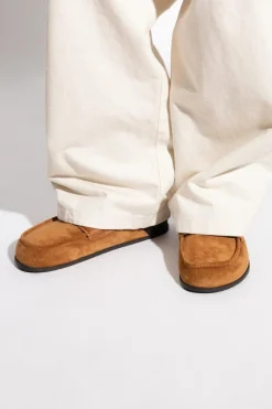 Jimmy Choo BROWN Suede slides `Milo`