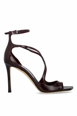 Jimmy Choo BURGUNDY Heeled sandals "Azia"