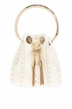 Jimmy Choo cream Bag 'Bon Bon Micro'