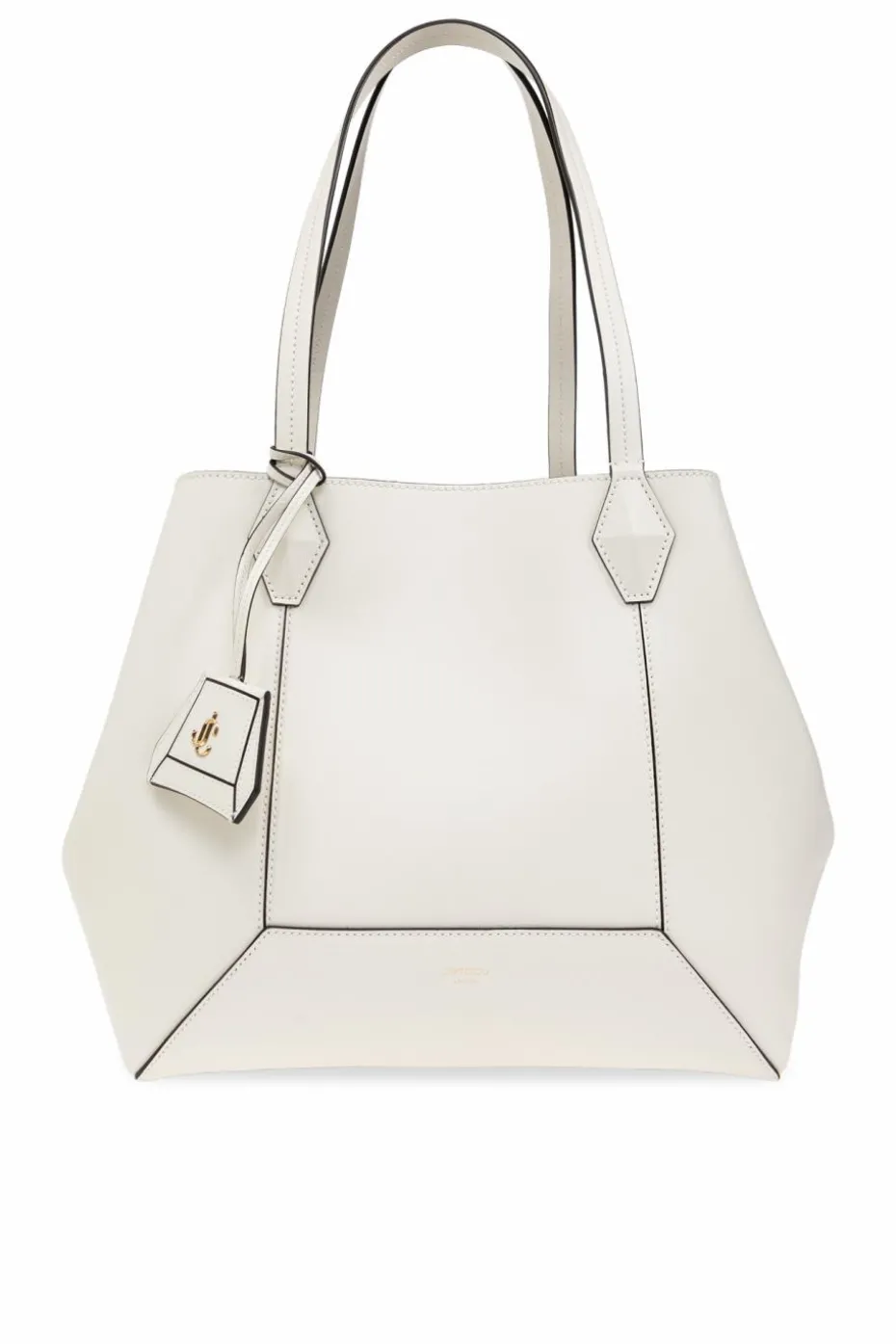 Jimmy Choo cream 'Diamond Medium' shopper bag
