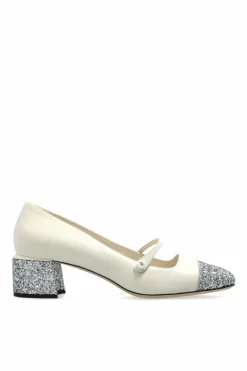 Jimmy Choo cream Heeled shoes Elisa