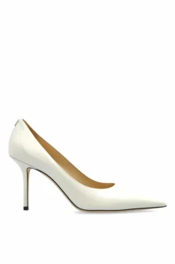 Jimmy Choo cream Love high heels