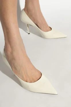 Jimmy Choo cream Love high heels