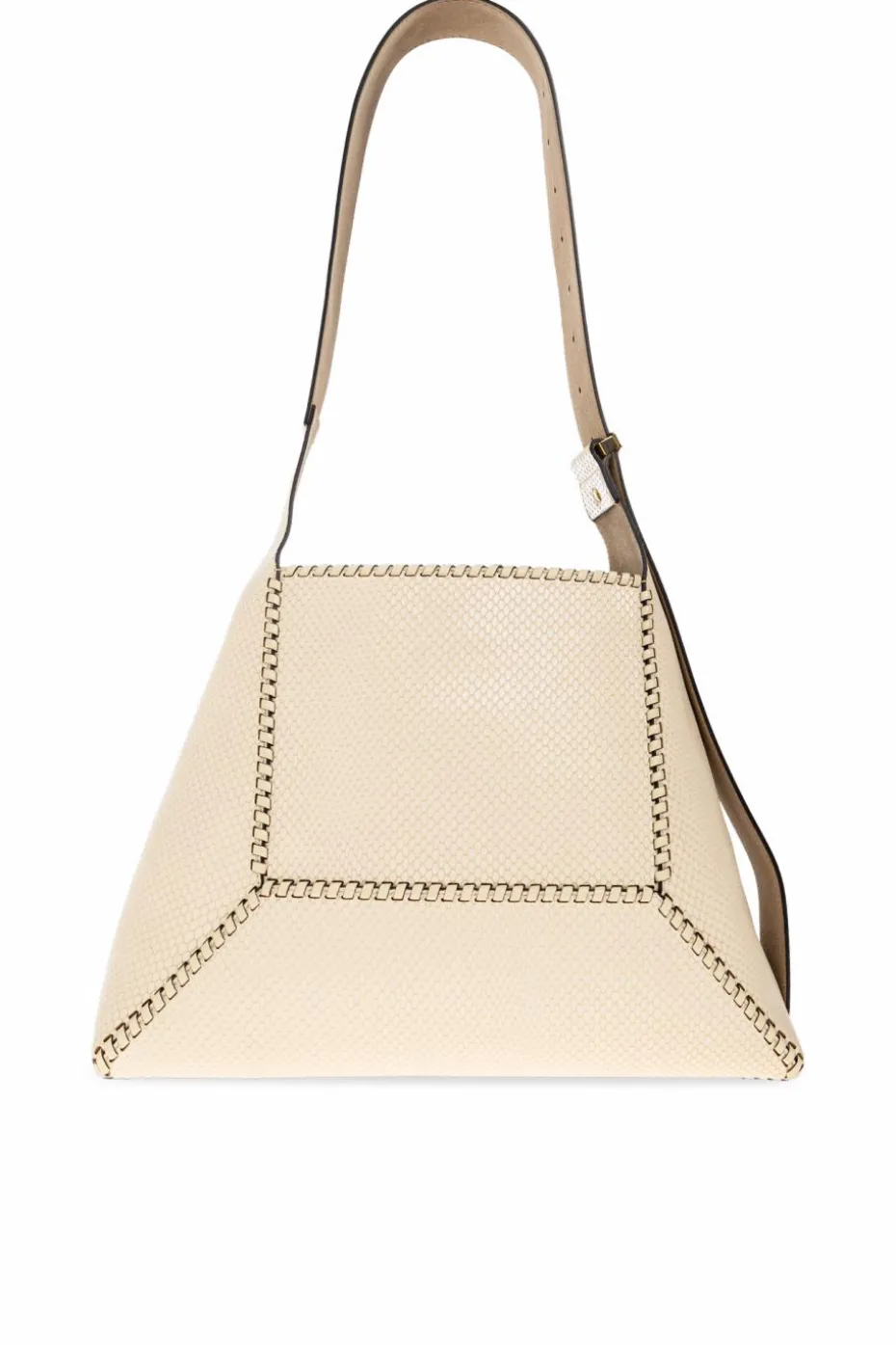 Jimmy Choo cream Shoulder bag "Diamond Medium"