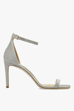 Jimmy Choo GOLD āAlvaā heeled sandals