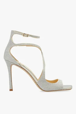 Jimmy Choo GOLD āAziaā heeled sandals