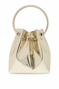Jimmy Choo GOLD ‘Bon Bon’ shoulder bag
