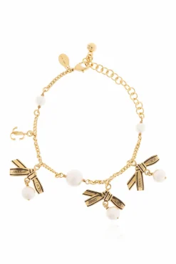 Jimmy Choo GOLD Bracelet with charms