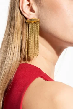 Jimmy Choo GOLD Brass earrings