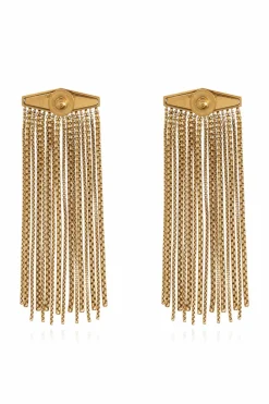 Jimmy Choo GOLD Brass earrings