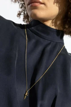 Jimmy Choo GOLD Necklace with charms