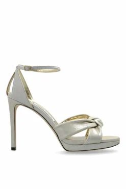 Jimmy Choo GOLD Platform sandals "Rosie"