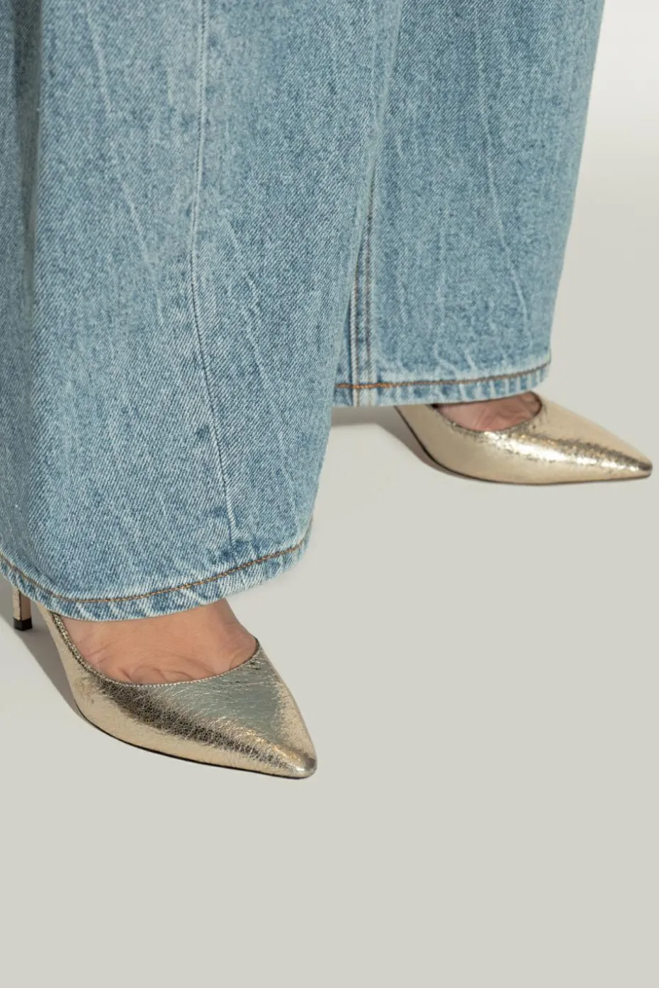Jimmy Choo GOLD Pumps ‘Romy’