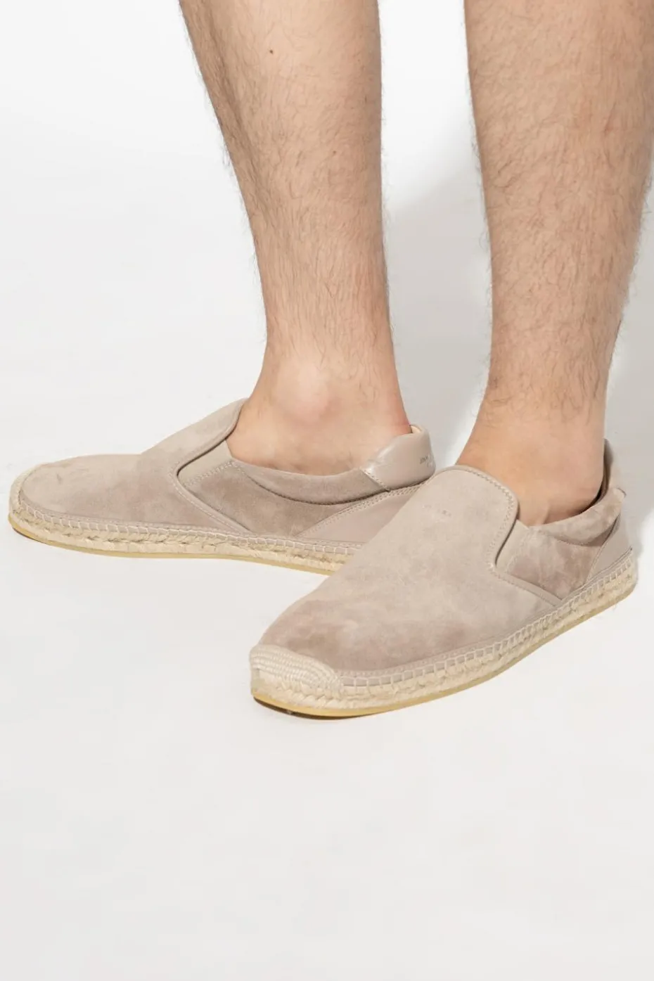 Jimmy Choo GREY Suede espadrilles `Ivan`