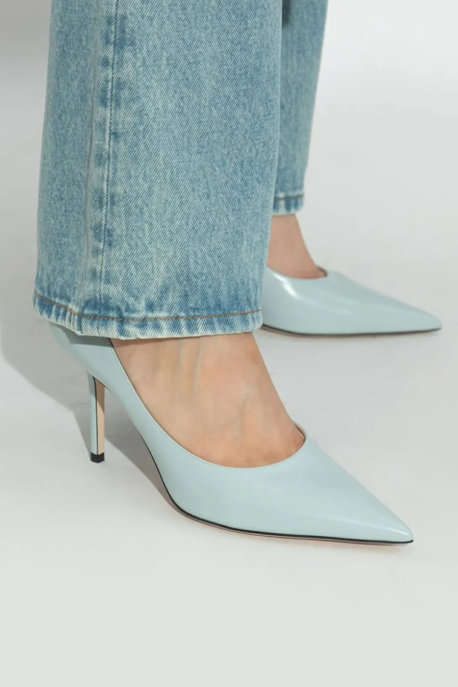 Jimmy Choo light blue "Heels 'Love 85'"