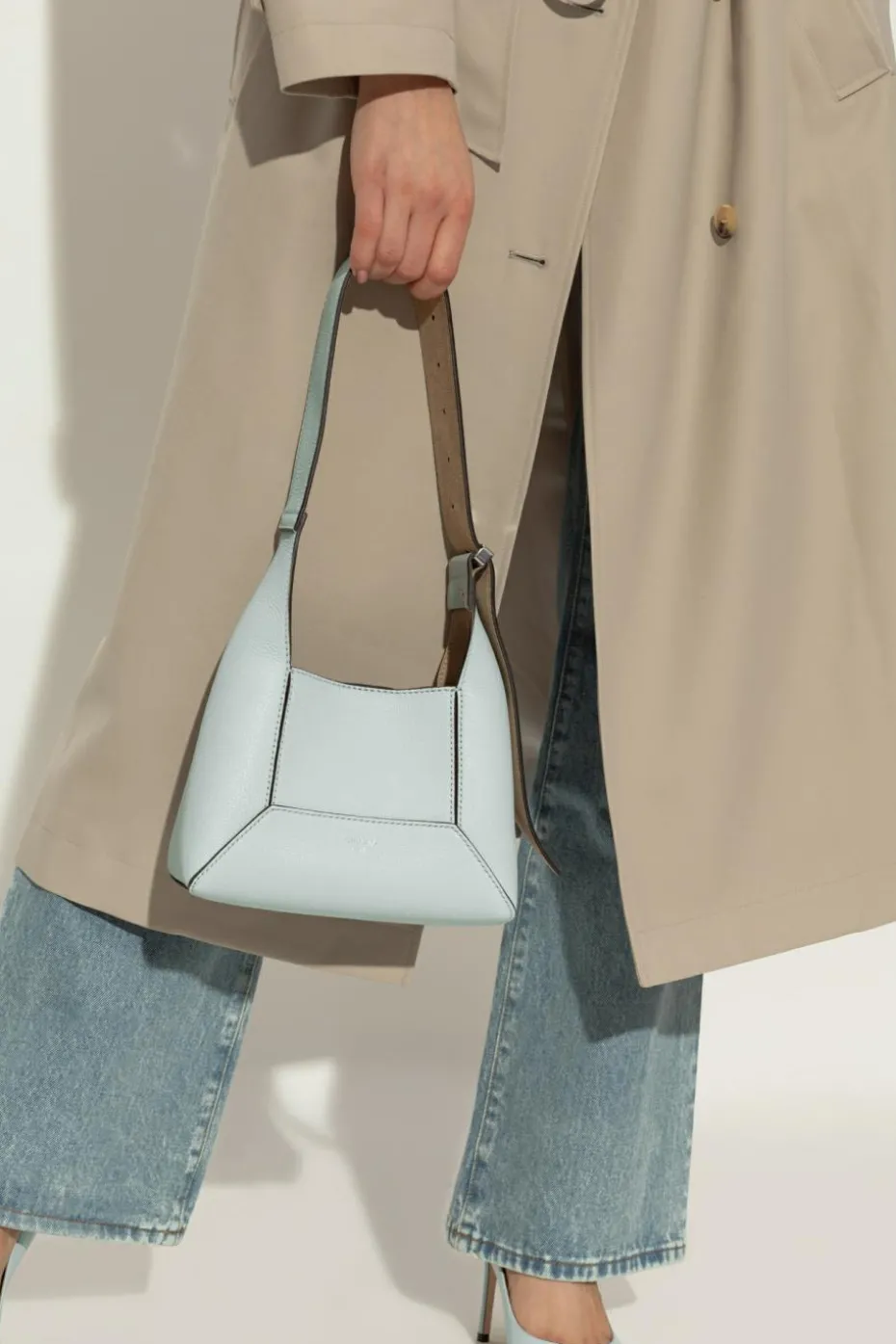 Jimmy Choo light blue Shoulder bag